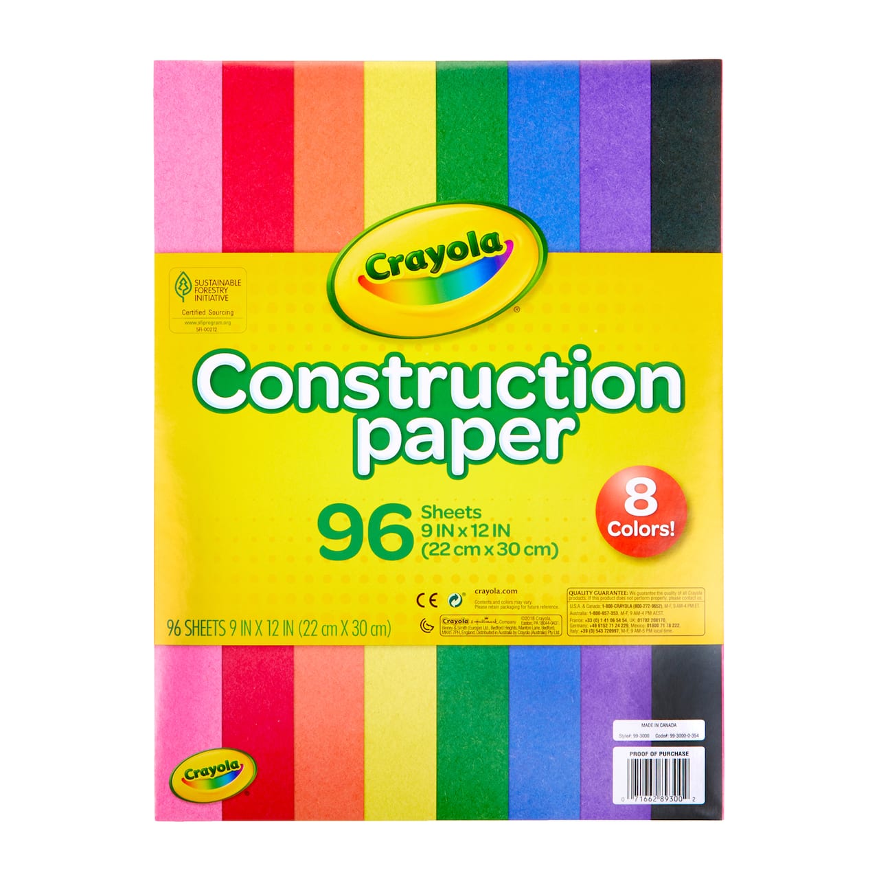 Crayola® Construction Paper, 96ct.